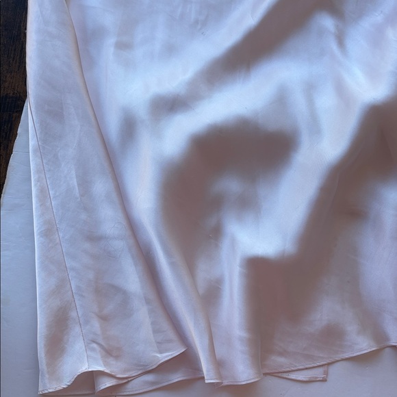 Vintage Y2K Princess Slip Dress Long Maxi Gown Blush Pink Renaissance Girly 90 L - Picture 13 of 17